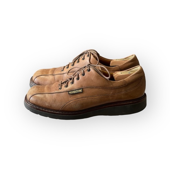 Mephisto ψ Abel Air Walk Goodyear Oxford Lace Up Shoes ψ Chestnut Leather ψ 9.5 - Picture 6 of 16